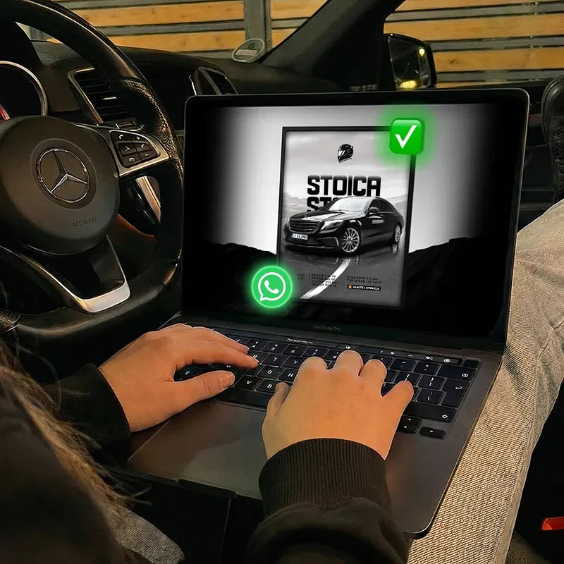Primești designul pentru aprobare (Whatsapp)